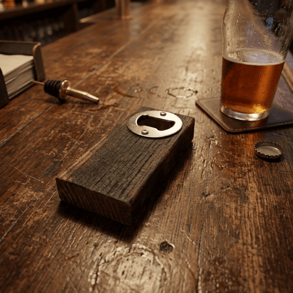 Whisky Barrel Oak Bottle Opener