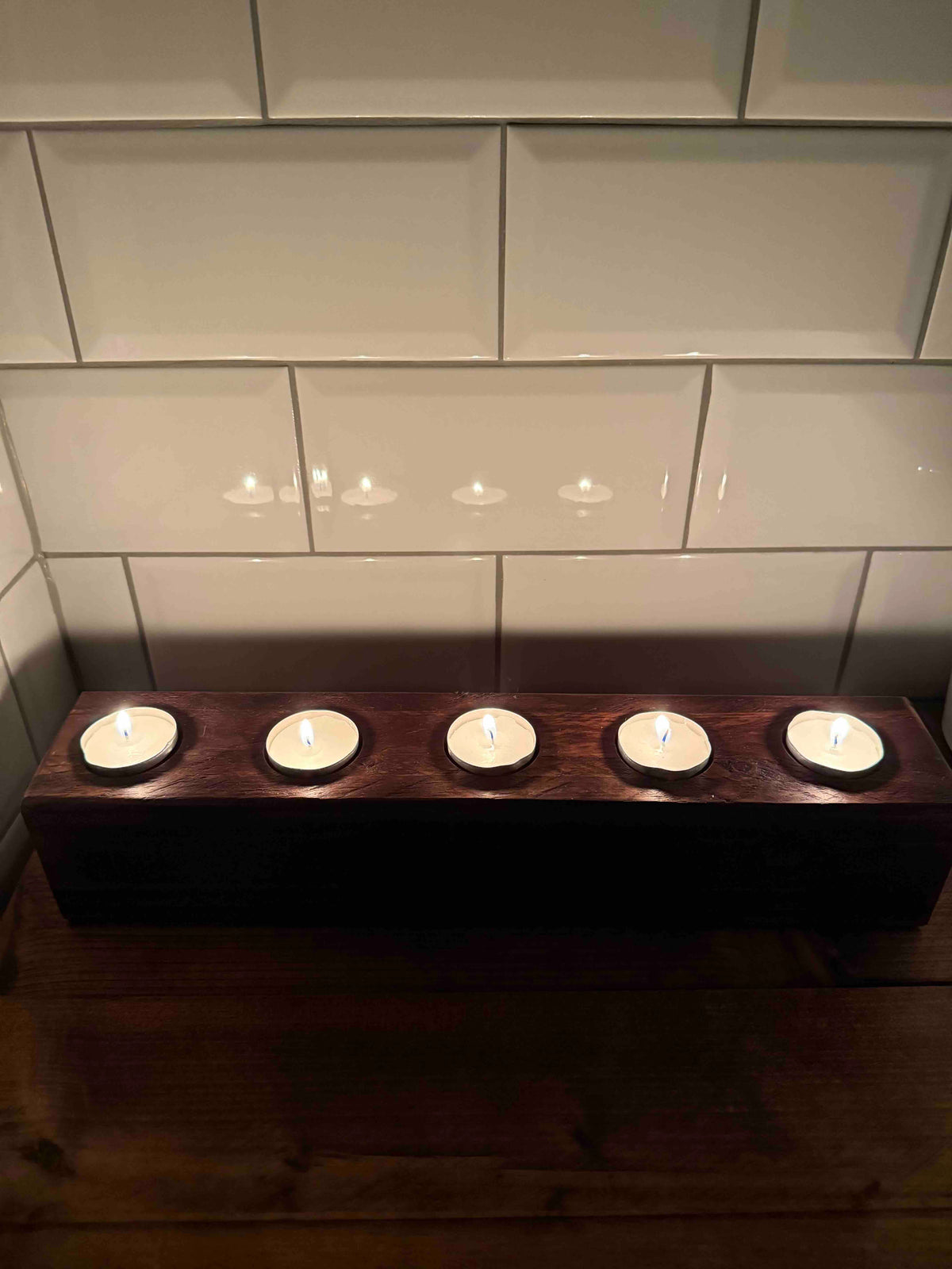 Handmade Rustic Tealight Holder