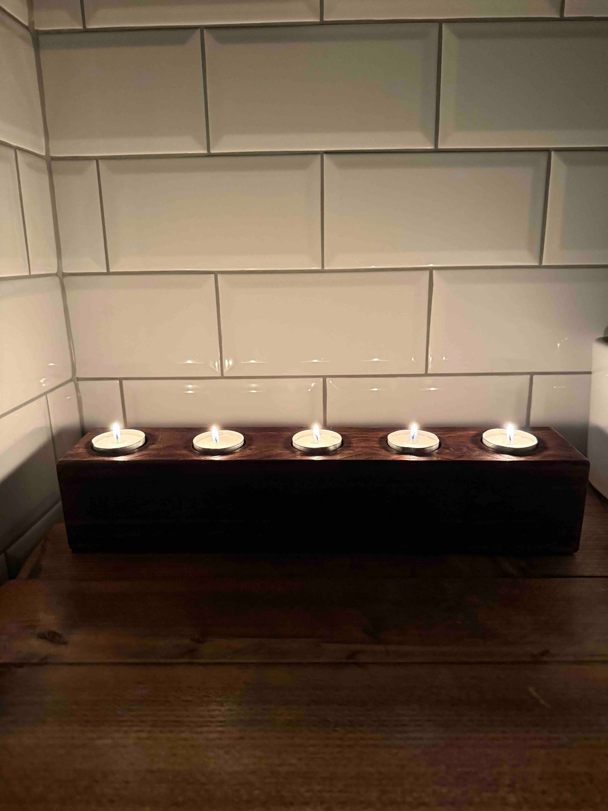Handmade Rustic Tealight Holder