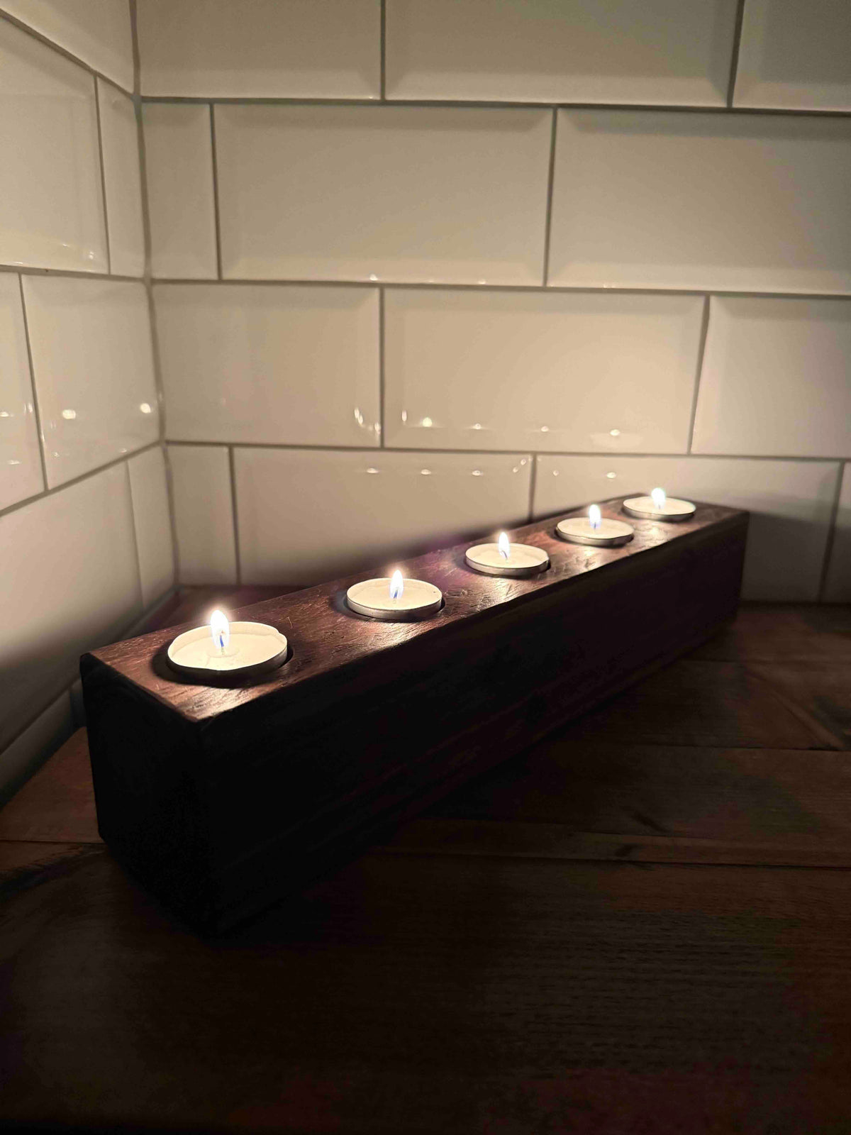 Handmade Rustic Tealight Holder