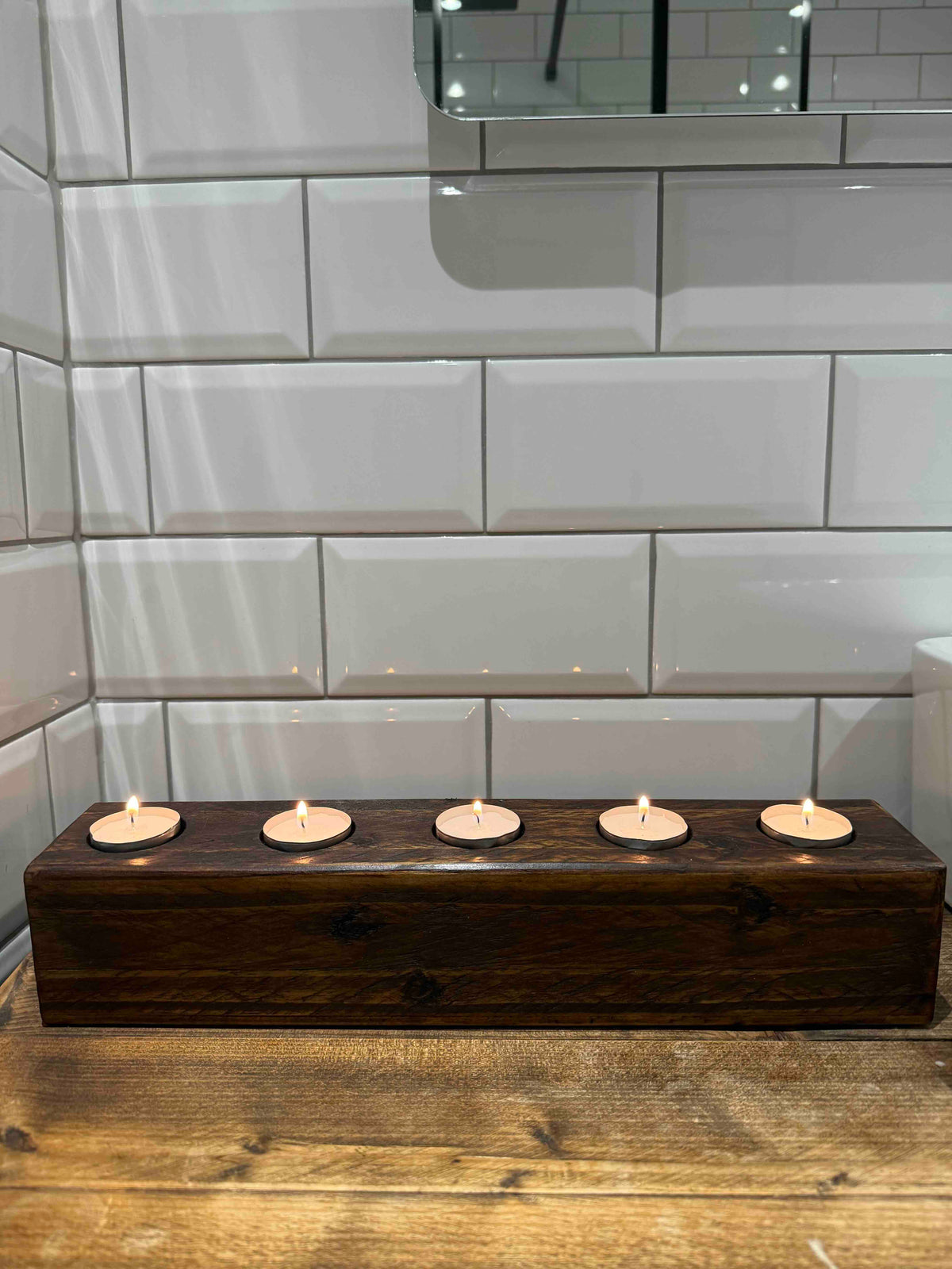 Handmade Rustic Tealight Holder
