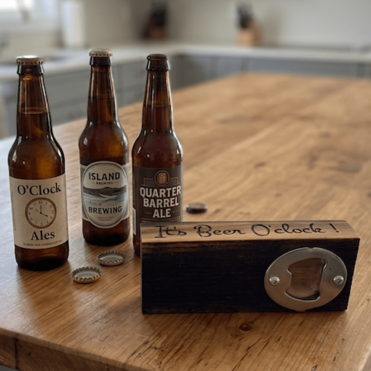 Whisky Barrel Oak Bottle Opener