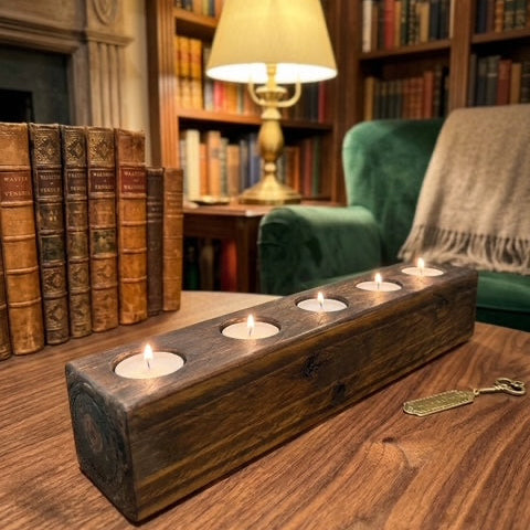 Handmade Rustic Tealight Holder