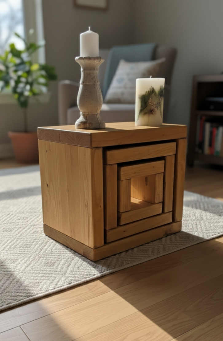 Solid Wood Nest of Tables