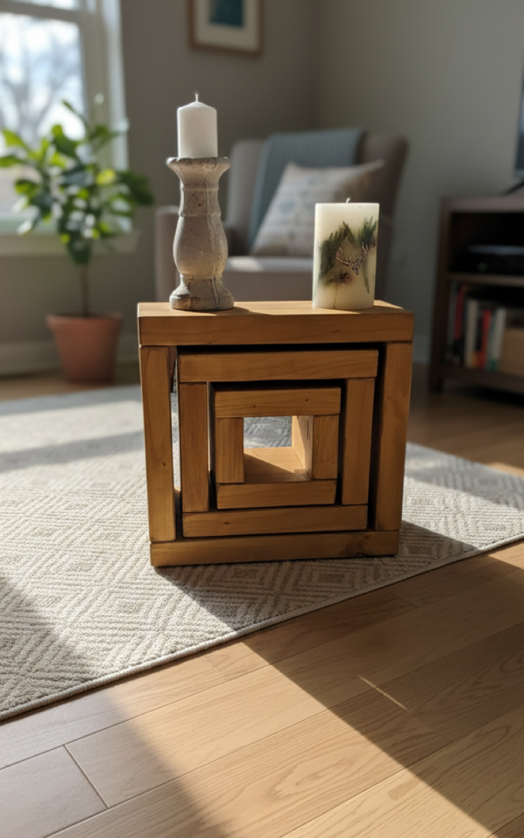 Solid Wood Nest of Tables