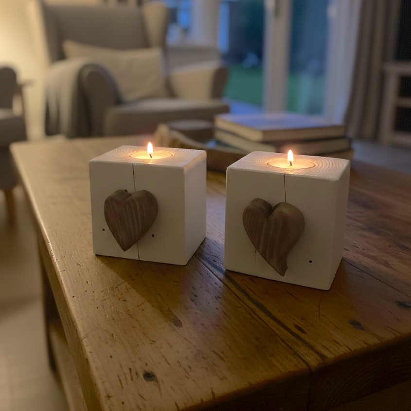 Rustic Tealight Candle Holder