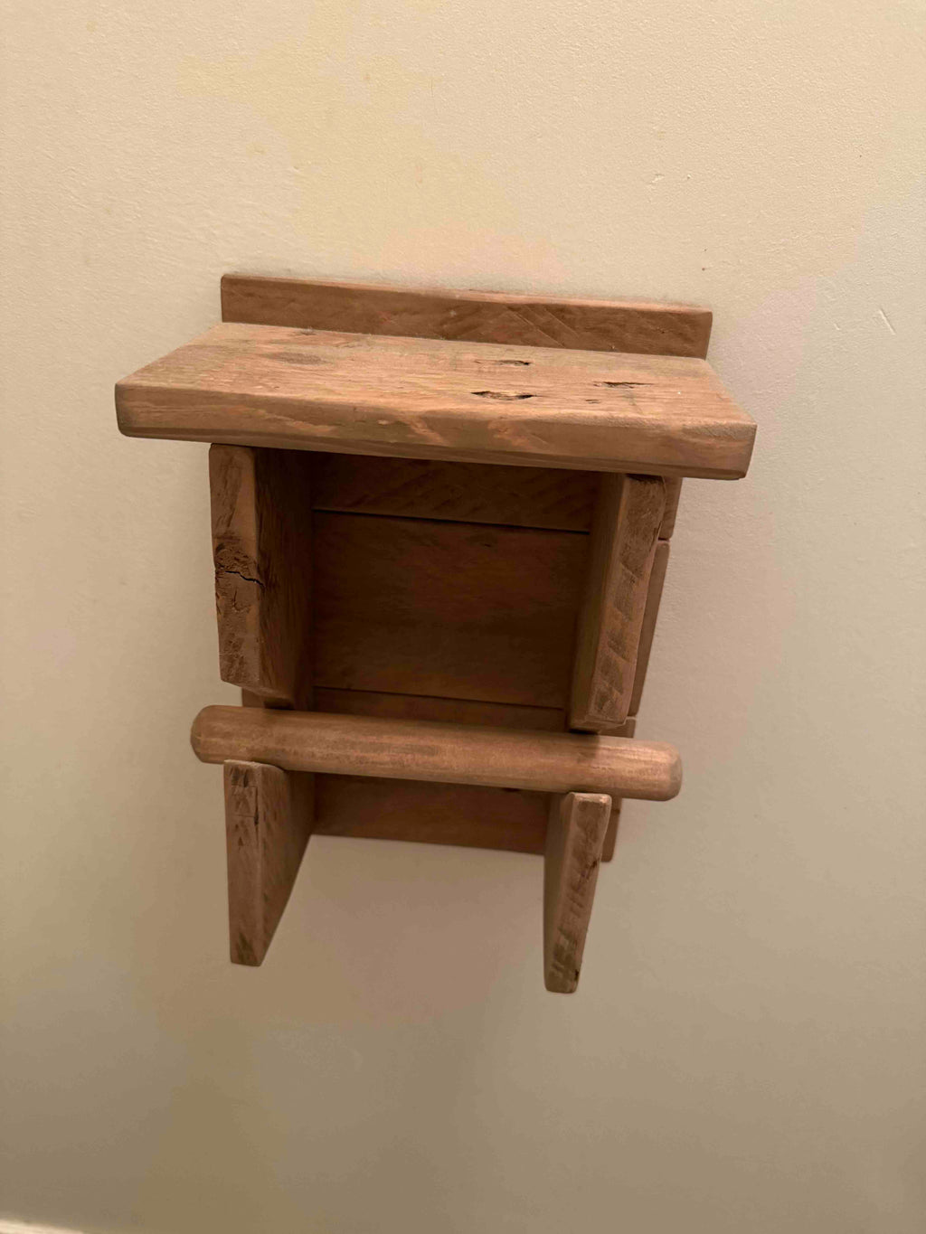 Wooden Toilet Roll Holder