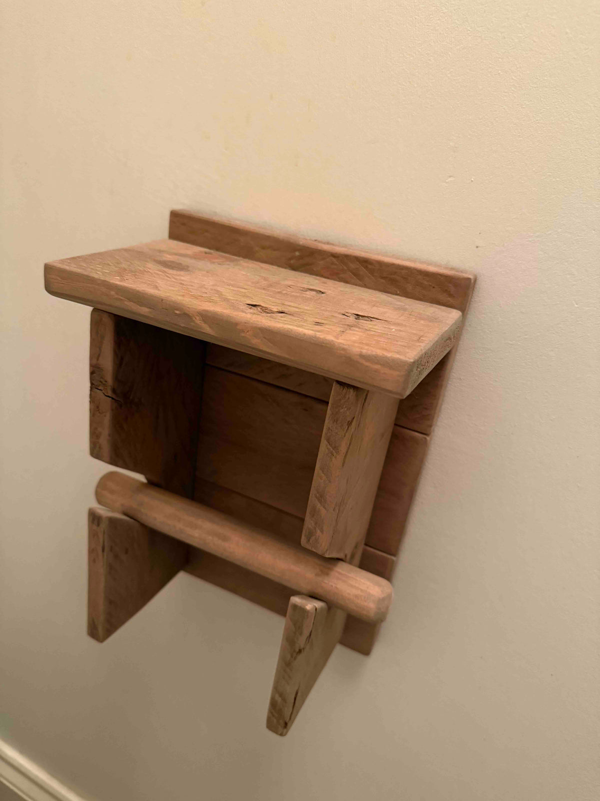 Wooden Toilet Roll Holder