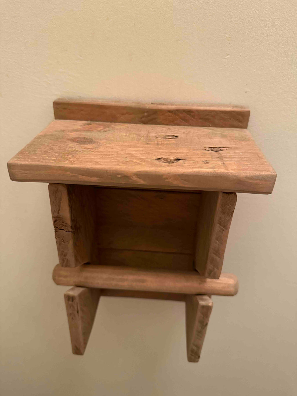 Wooden Toilet Roll Holder