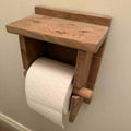Wooden Toilet Roll Holder