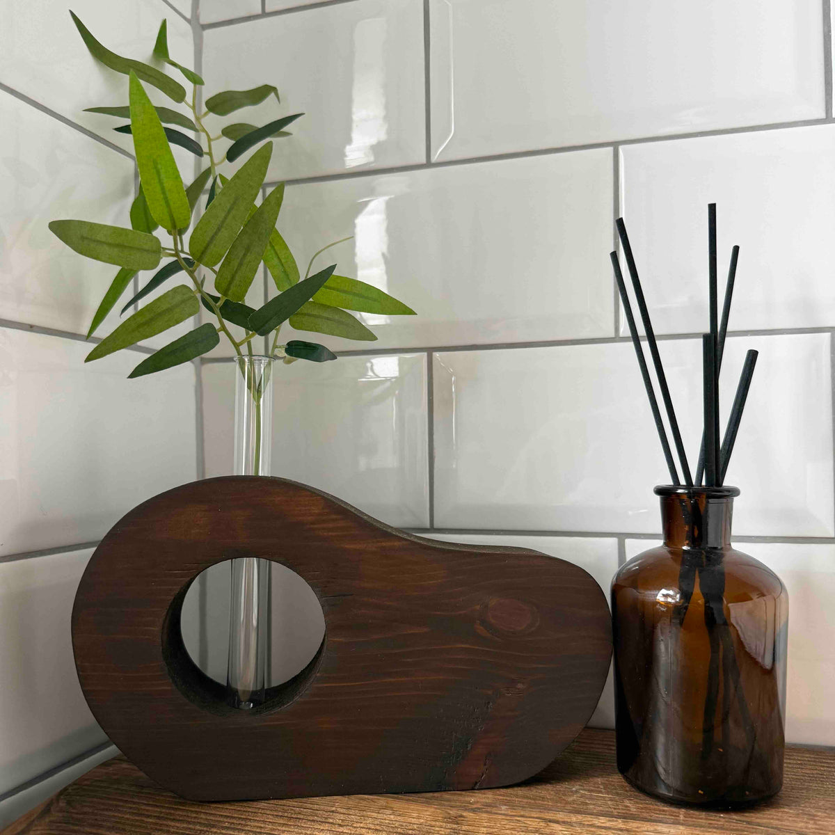 Rustic Solid Wood Planter