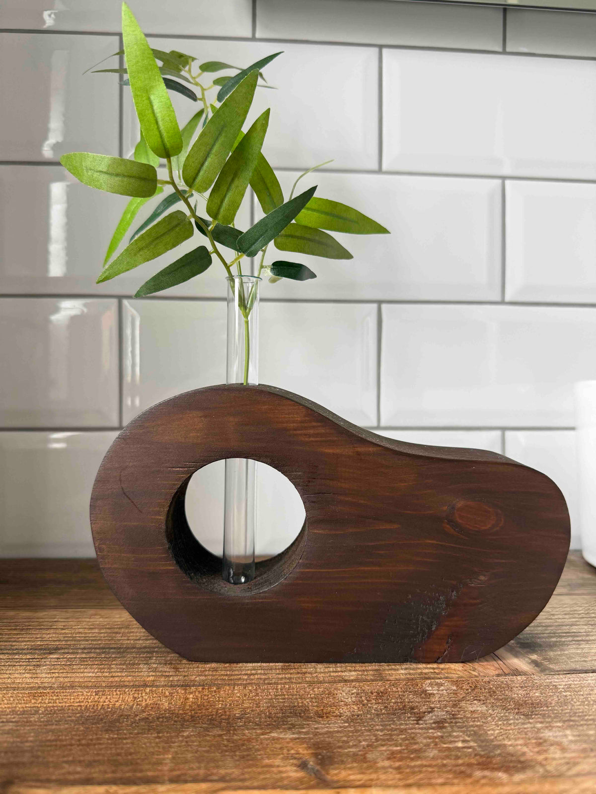 Rustic Solid Wood Planter