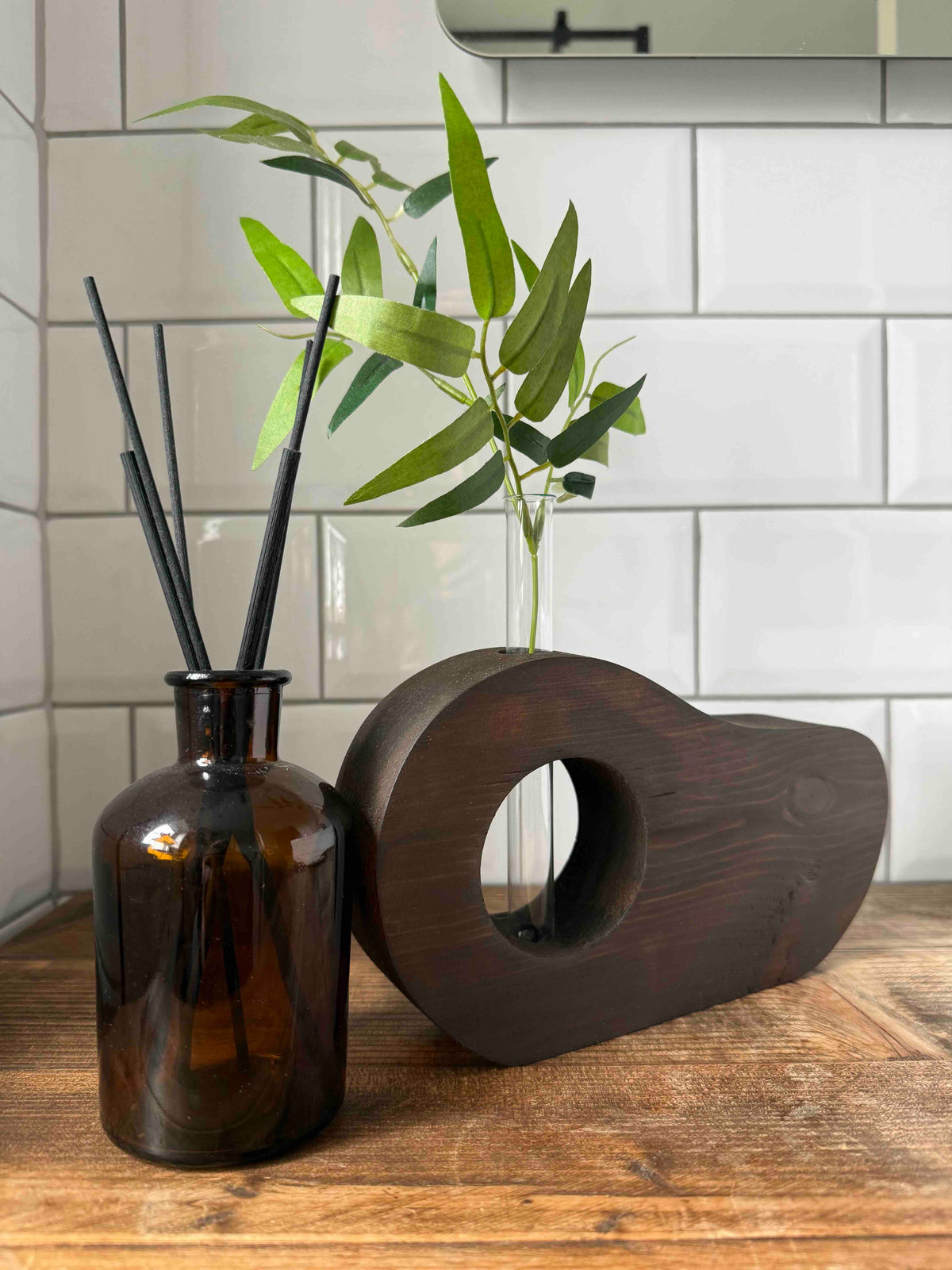 Rustic Solid Wood Planter