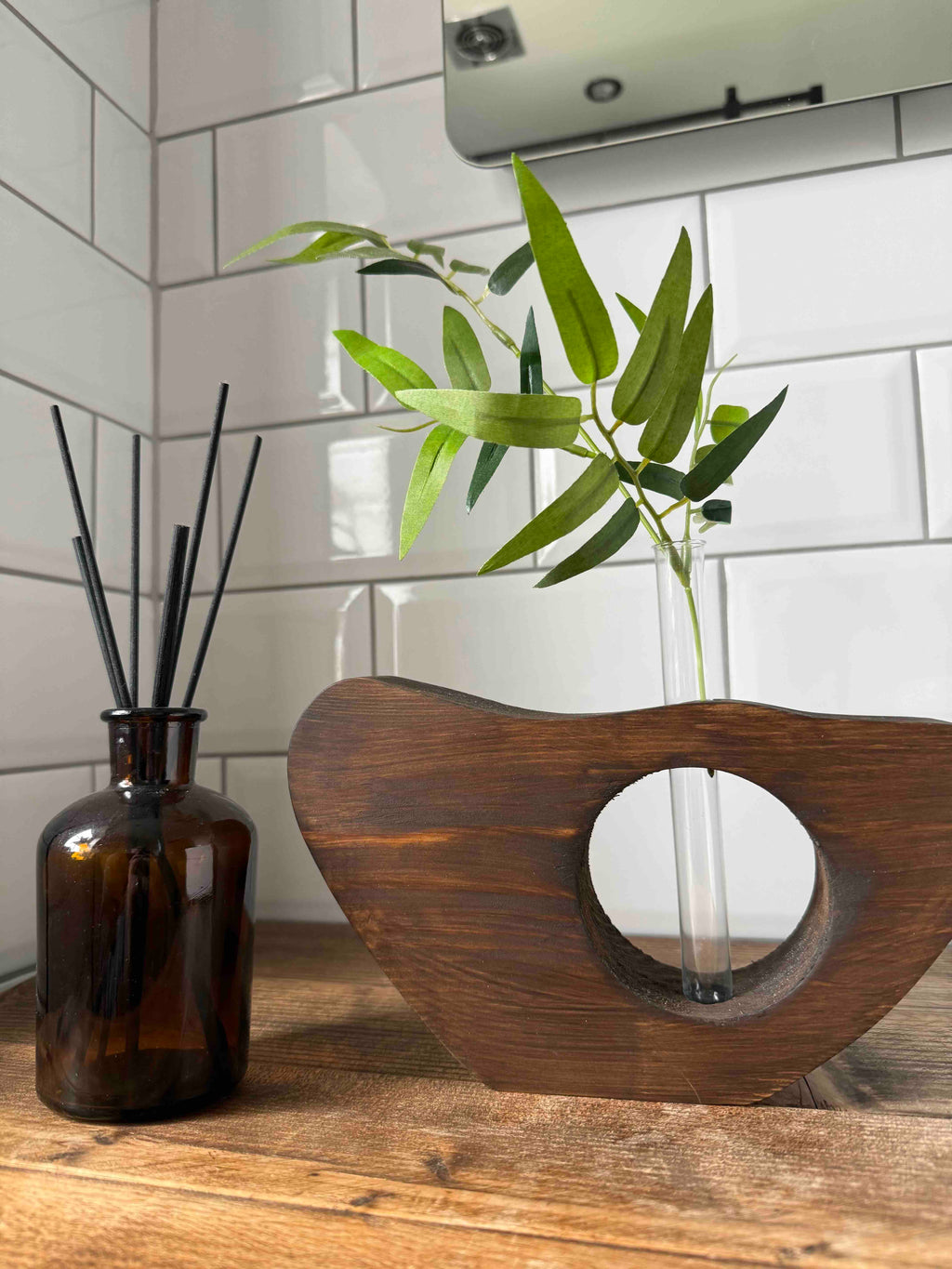 Rustic Solid Wood Planter