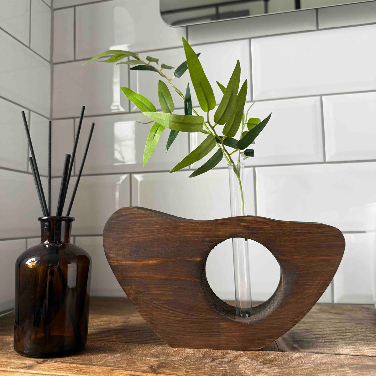 Rustic Solid Wood Planter