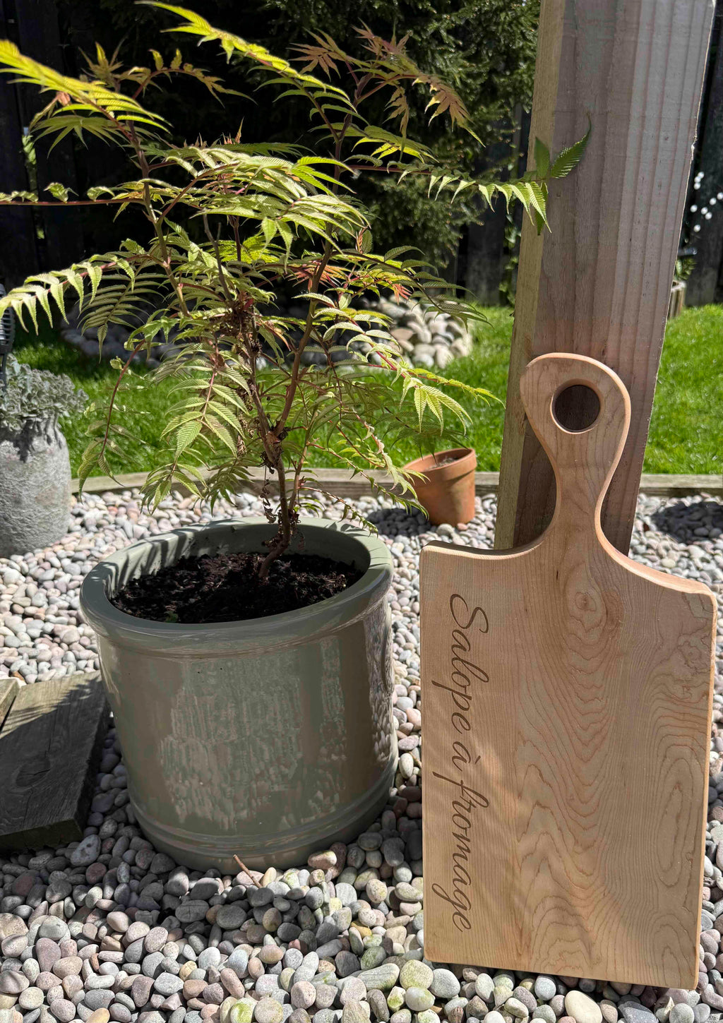 Handcrafted Artisan Solid Maple Cheese Board