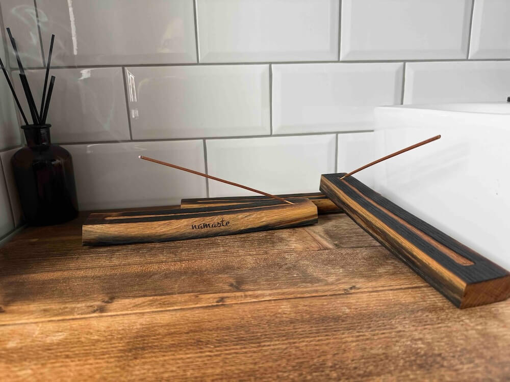 Whisky Barrel Incense Holder