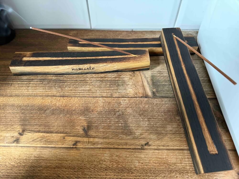 Whisky Barrel Incense Holder