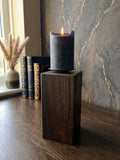 Rustic Wooden Candle Holder