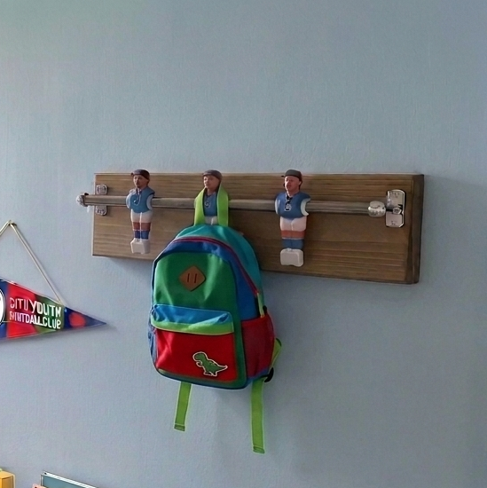 Fussball Team Coat Rack