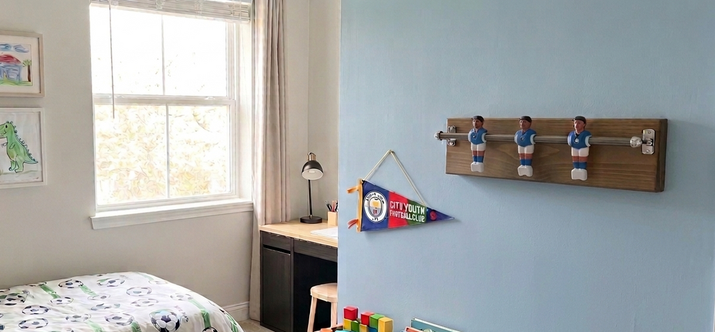 Fussball Team Coat Rack
