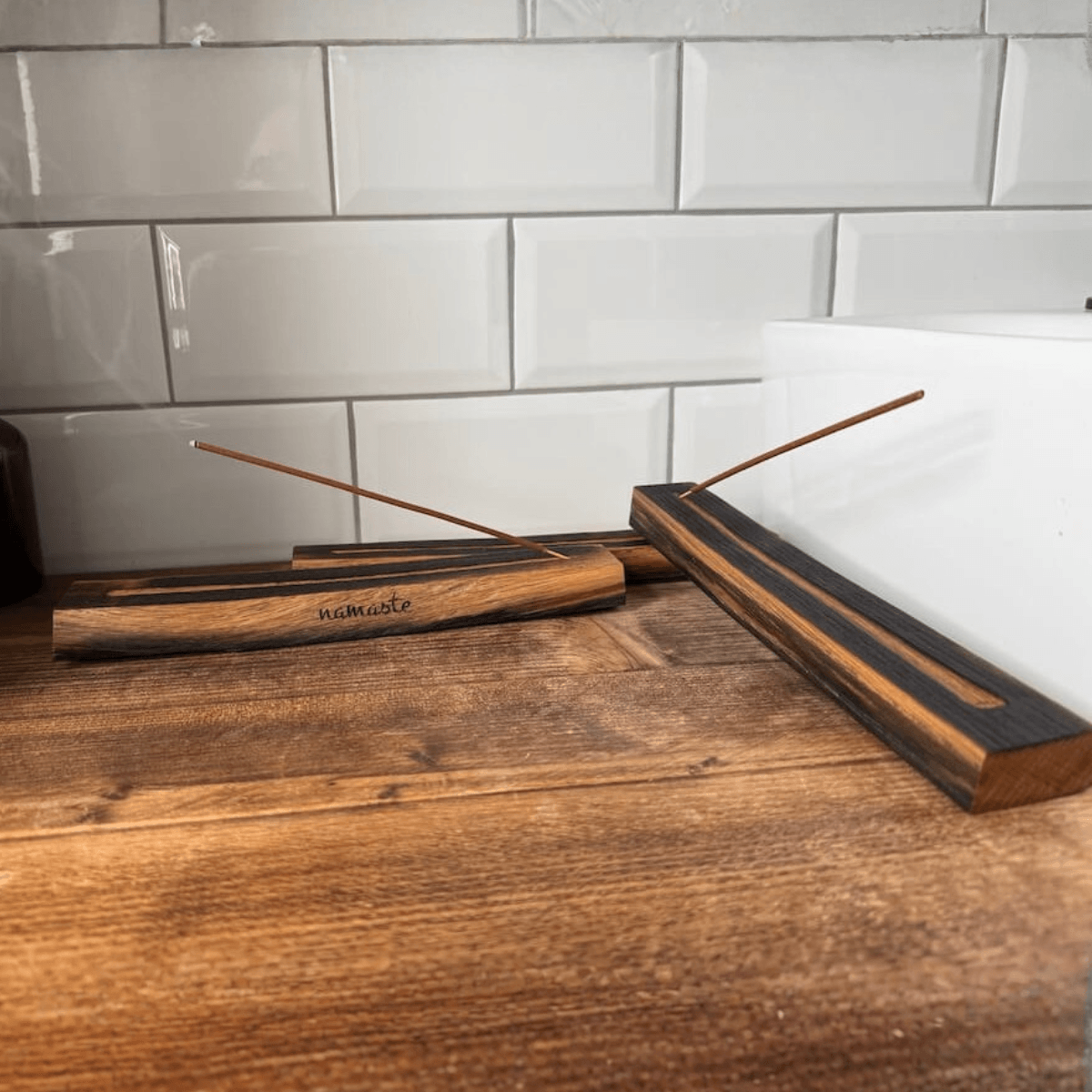 Whisky Barrel Incense Holder