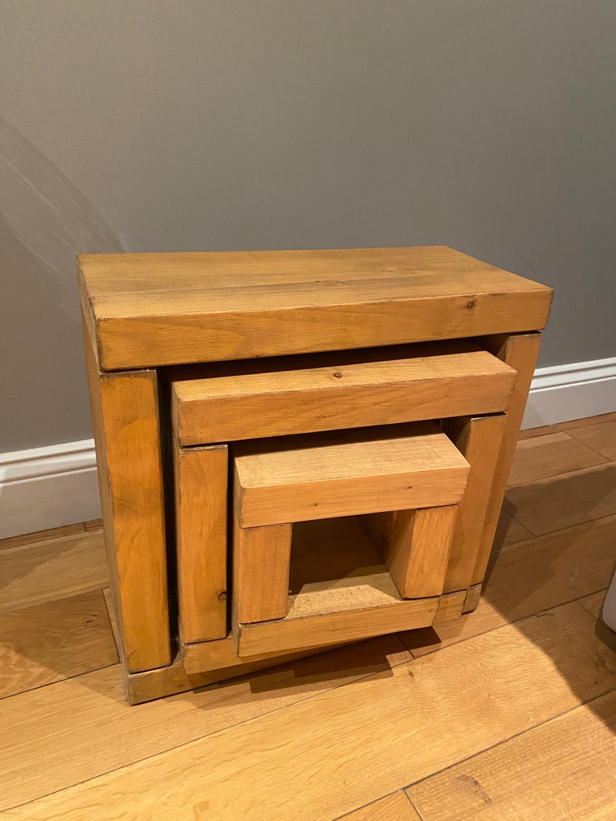 Solid Wood Nest of Tables
