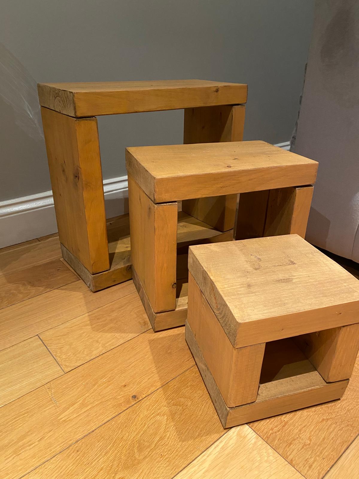 Solid Wood Nest of Tables
