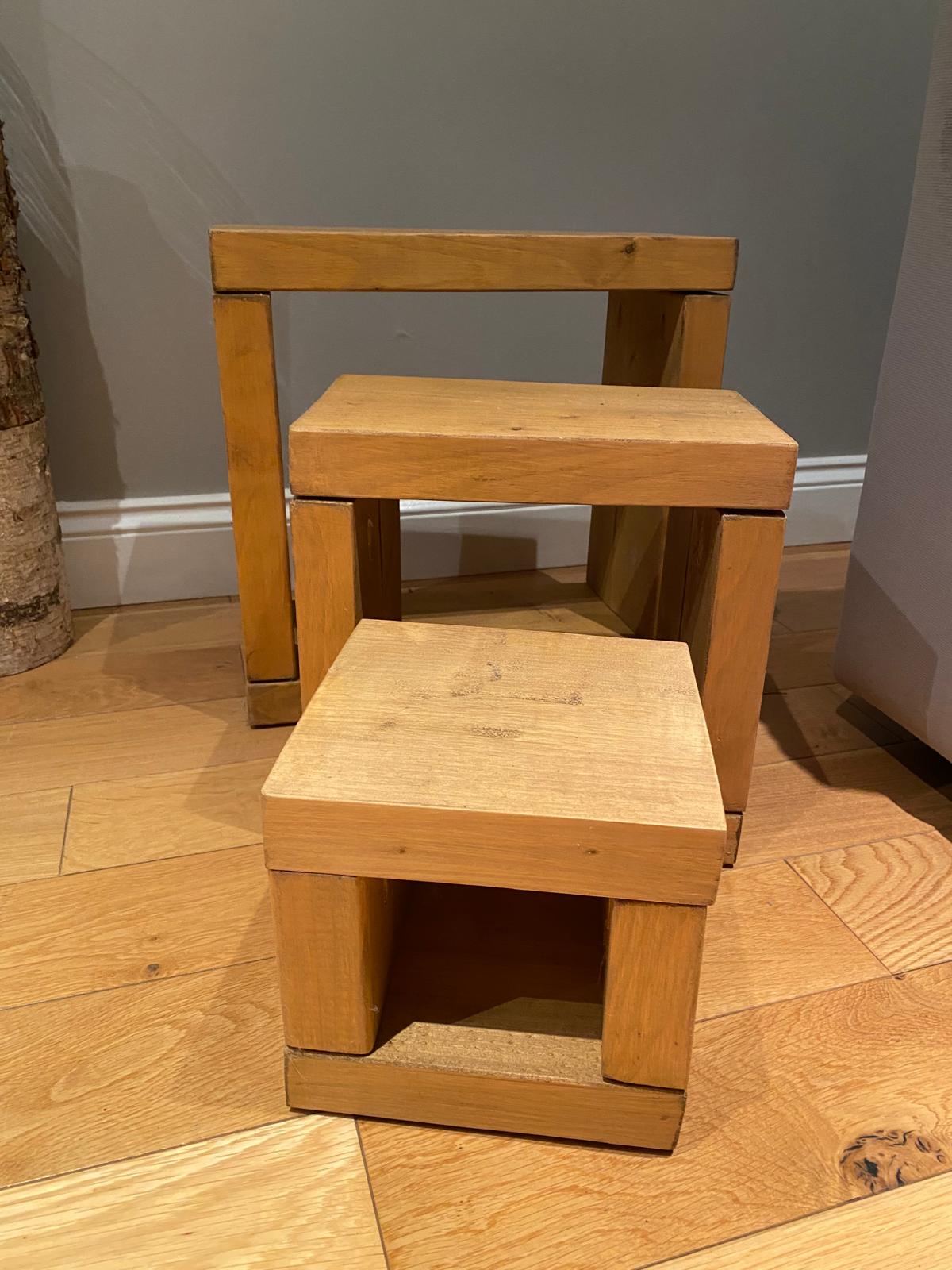 Solid Wood Nest of Tables