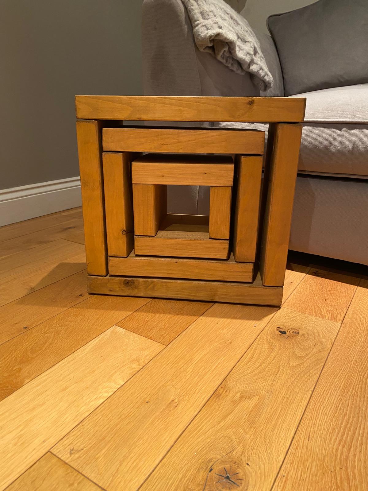 Solid Wood Nest of Tables